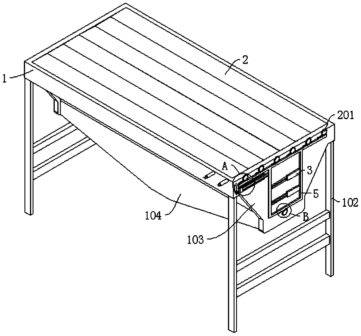 Crop airing device