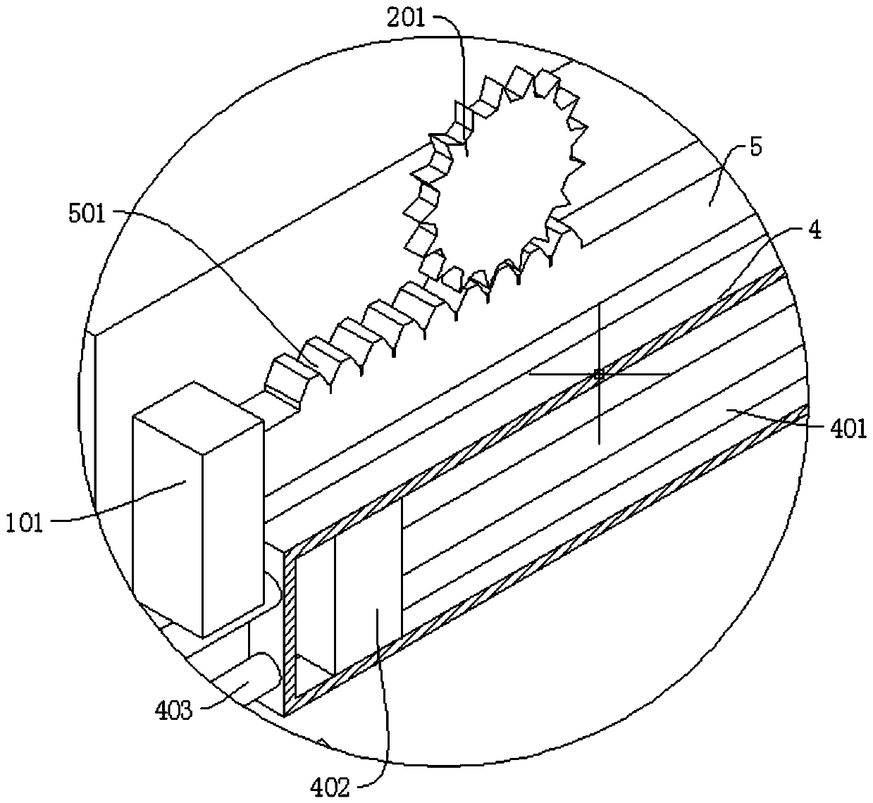 Crop airing device