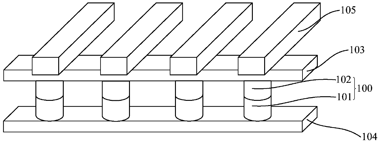 Memory array structure, preparation method thereof, memory, write-in method and read-out method