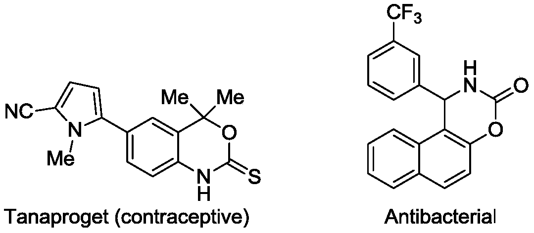 A kind of synthetic method of synthesizing benzo[1,3]oxazine-2-thione by isothiocyanate and 2-sulfonylalkylphenol