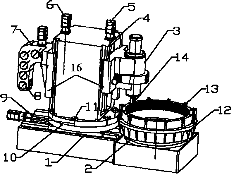 Numerical control gear shaping, gear milling compound machine tool