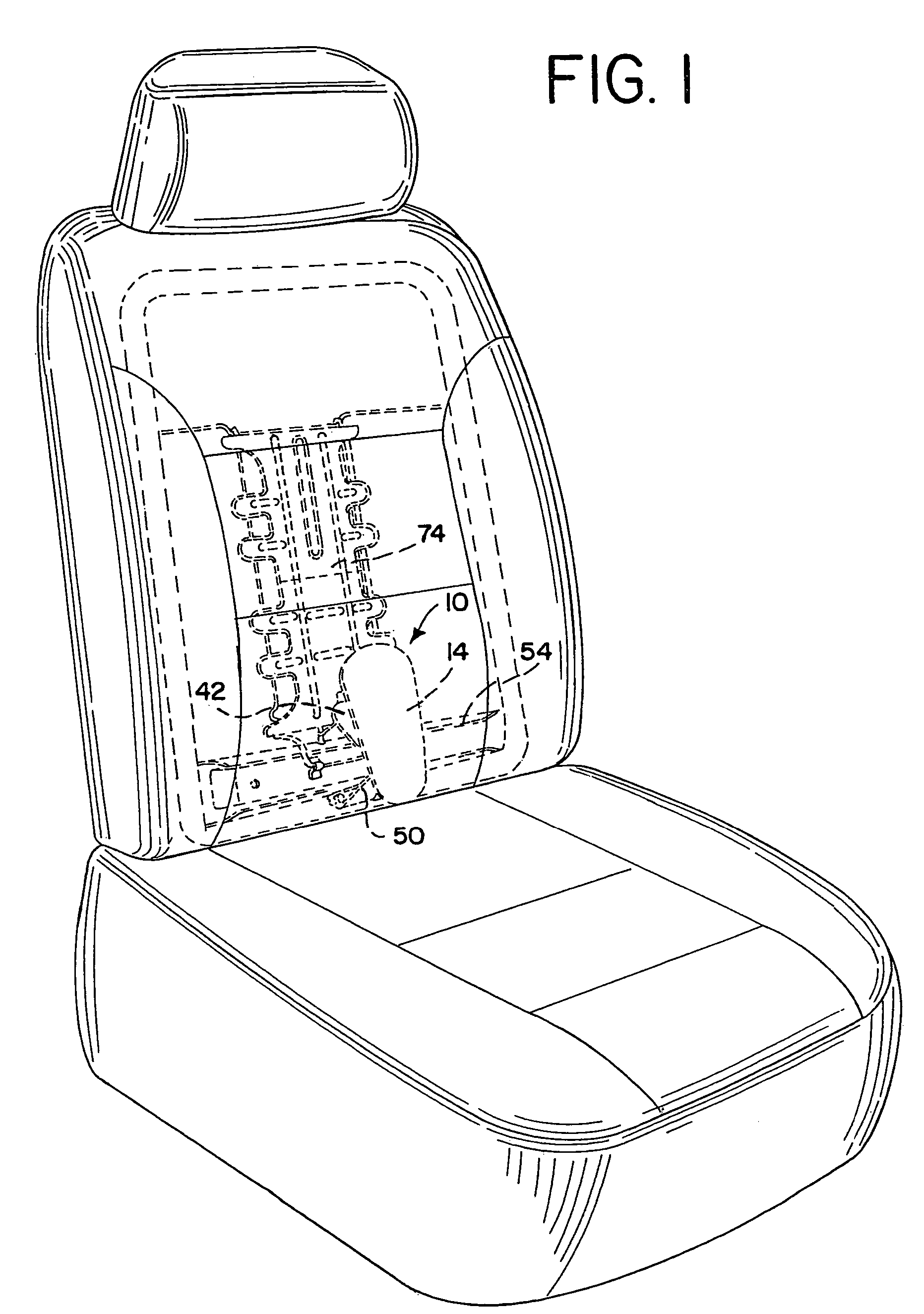 Seat with adjustable support system