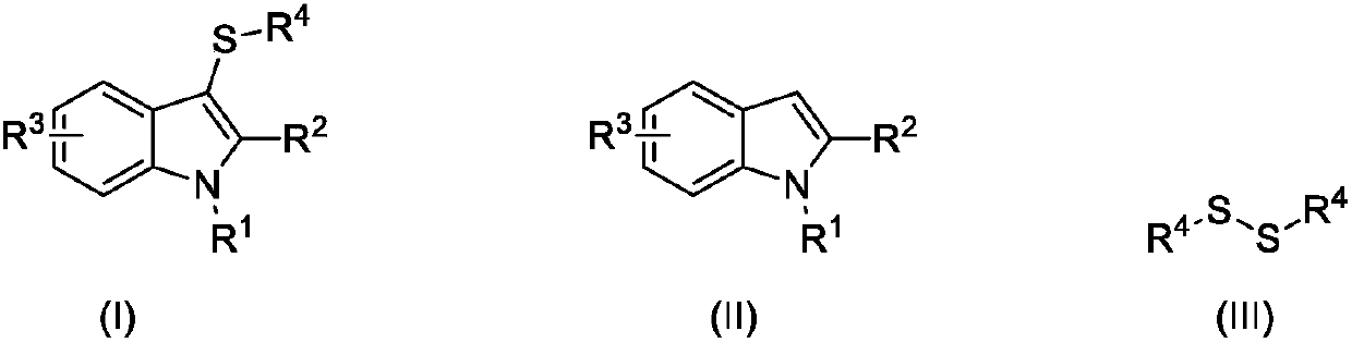 Synthesizing method for 3-mercapto indole compound through electrochemical catalytic oxidation