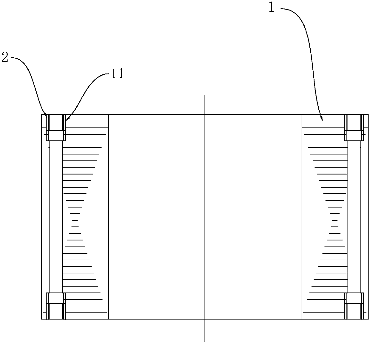 Auto-buckled motor core laminated riveting force testing mechanism and method