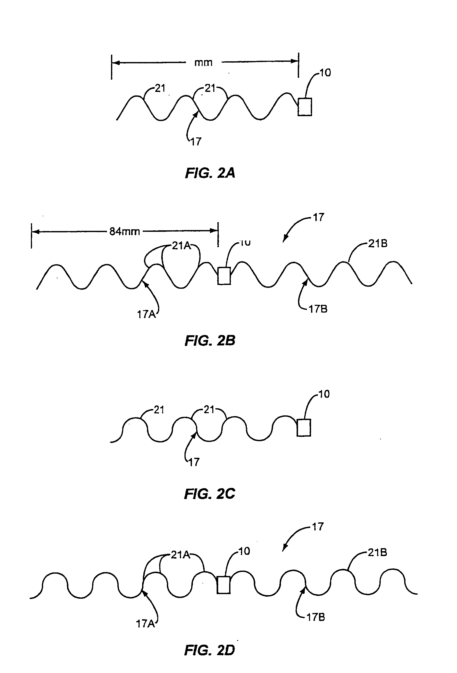 Wave antenna wireless communication device and method