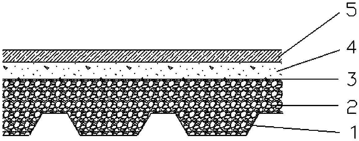 Environment-friendly heat preservation and shock absorption anti-crack ground system and construction method thereof