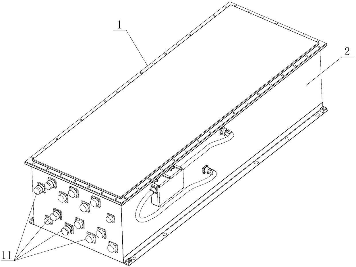 A high-voltage box for battery of electric vehicle