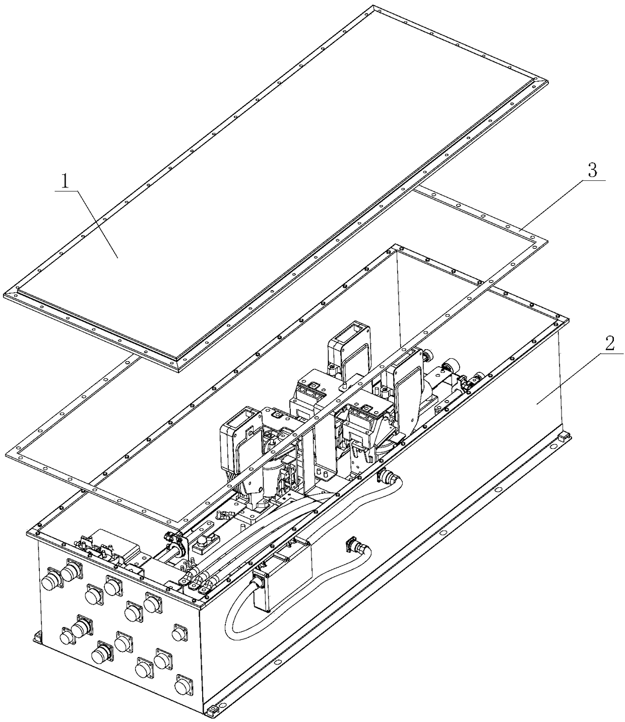 A high-voltage box for battery of electric vehicle