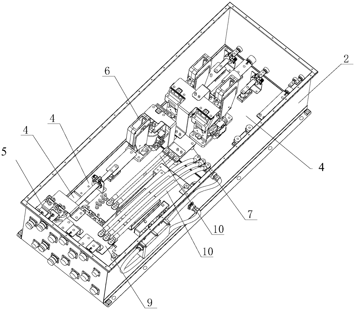 A high-voltage box for battery of electric vehicle