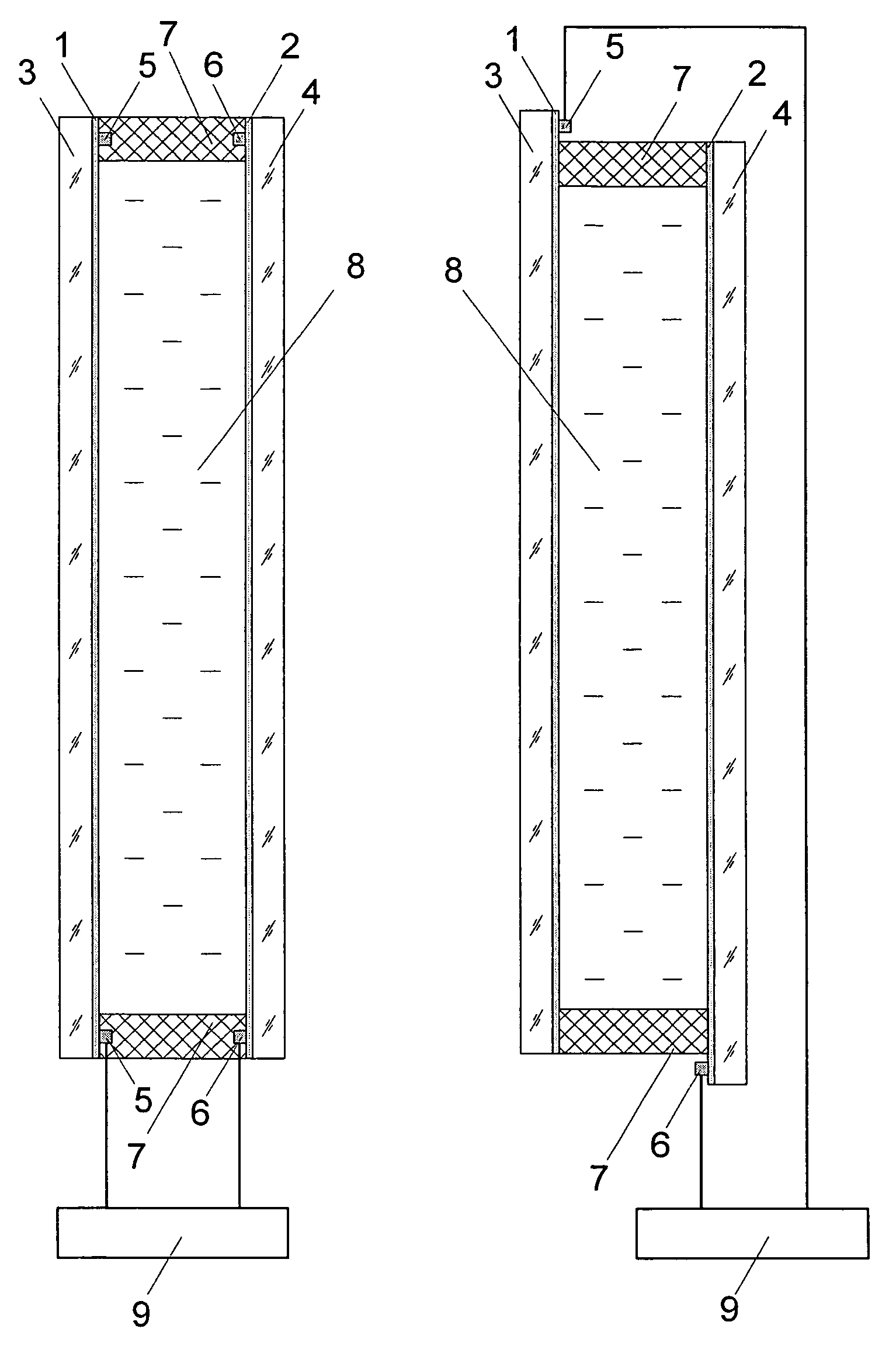 Method for producing an electrochromic device and said electrochromic device