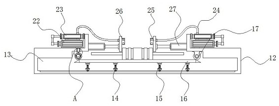 Lathe material receiving device with feeding and discharging functions and for electronic part machining