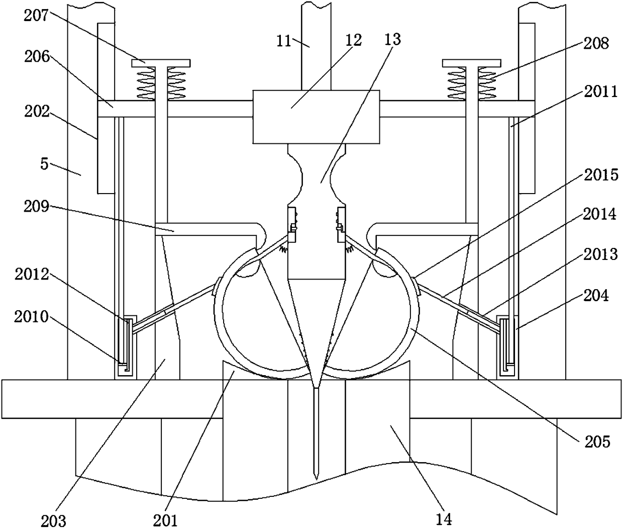 Flesh-shell separator for industrial processing of yellow passion fruits in passion fruits