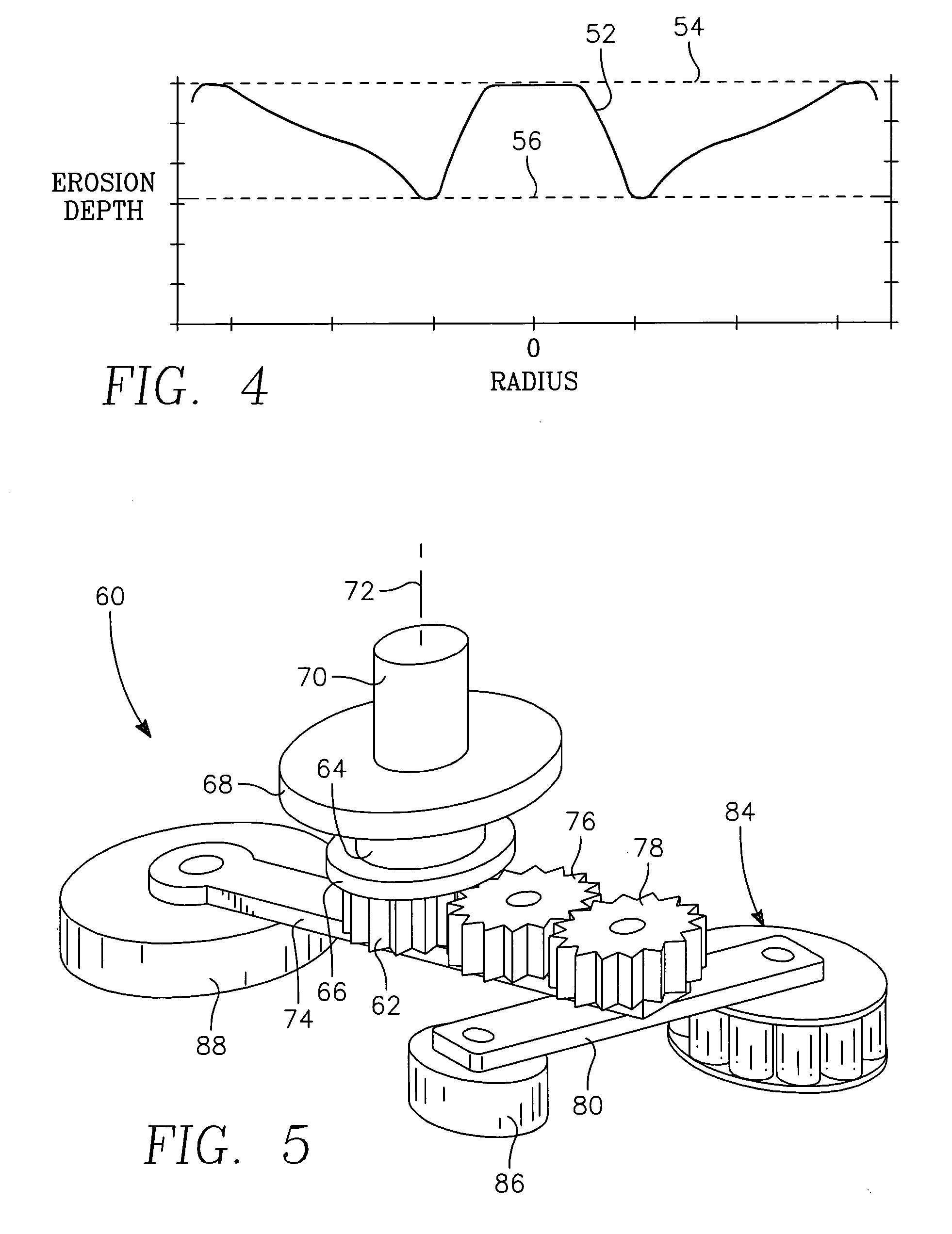 Magnetron executing planetary motion adjacent a sputtering target