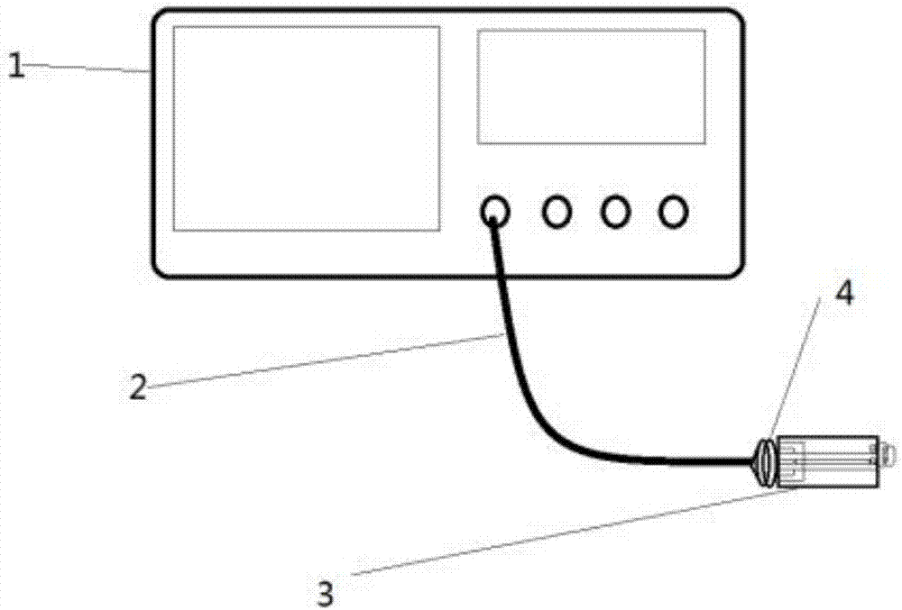 Impedance test method based on de-embedding