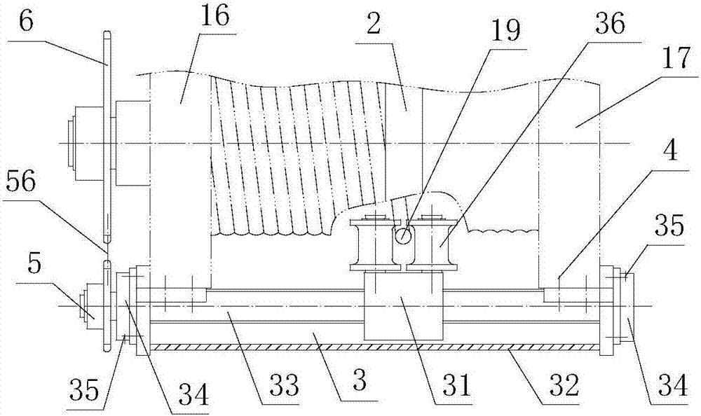 Rope guider with clamp type rope pressing device