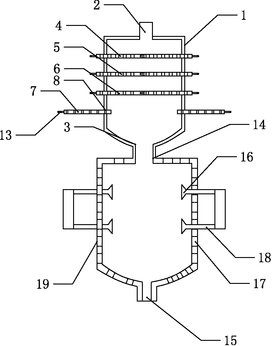 Washing and screening device for peanuts