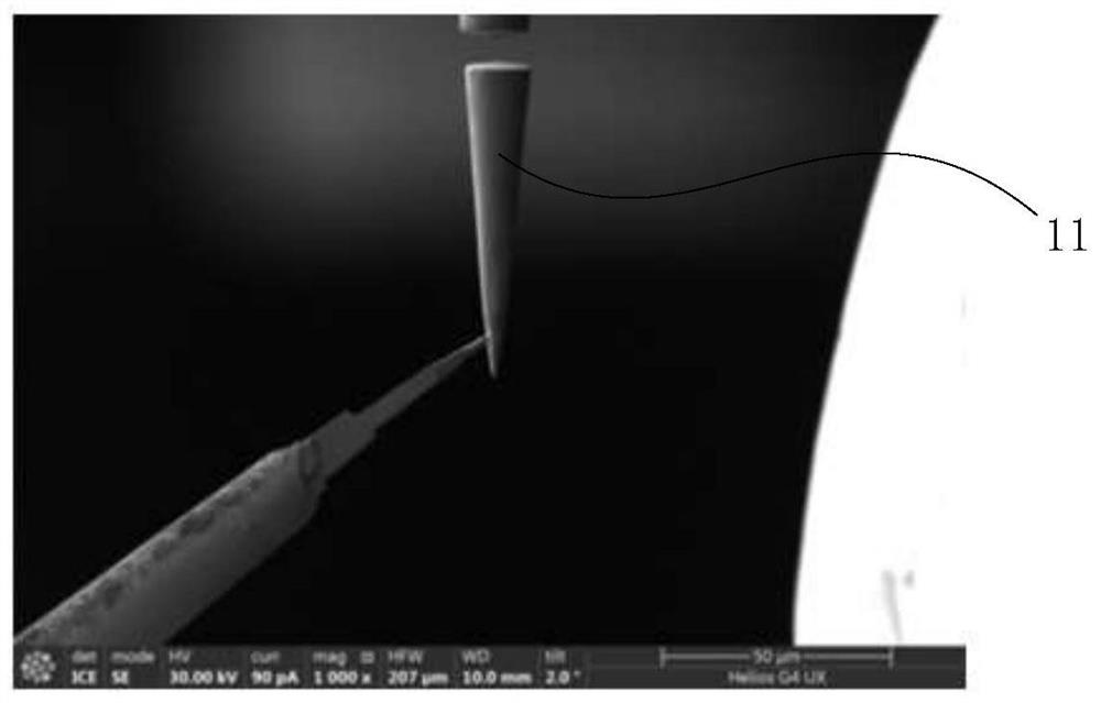 Method for customizing AFM probe based on FIB equipment and atomic force microscope