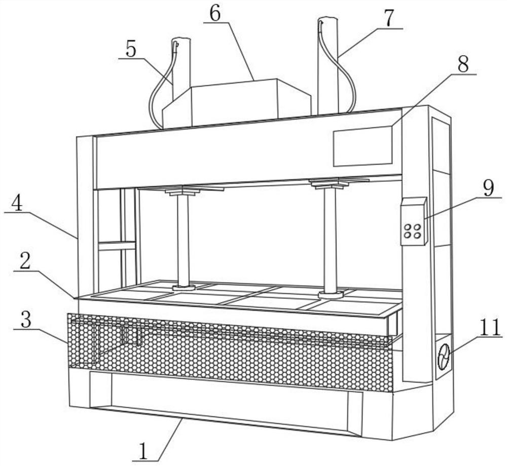 Cold press for electronic machining