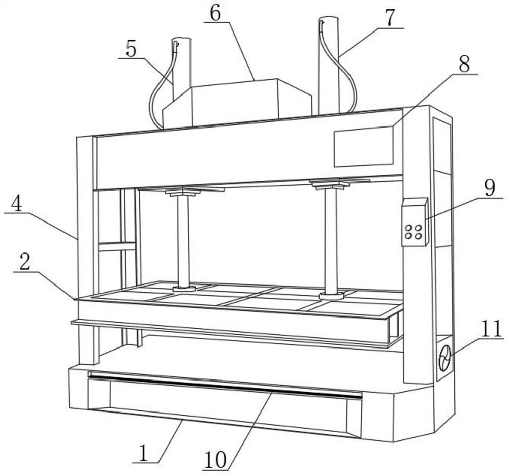 Cold press for electronic machining