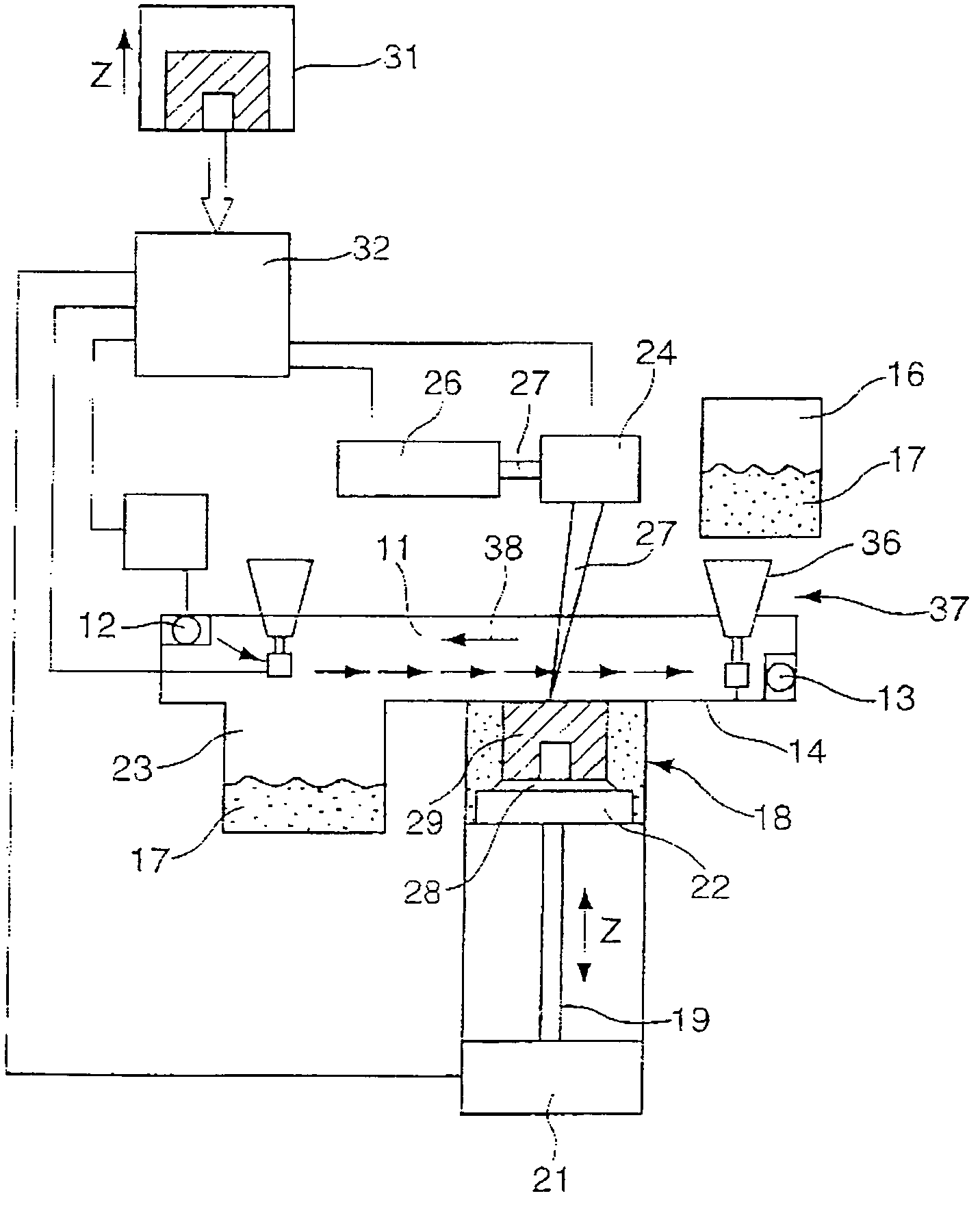 Method for the manufacture of a molding as well as a sensor unit for the application thereof