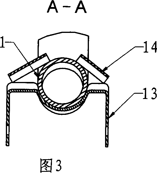 Bent-beam motorcycle frame with large helmet case