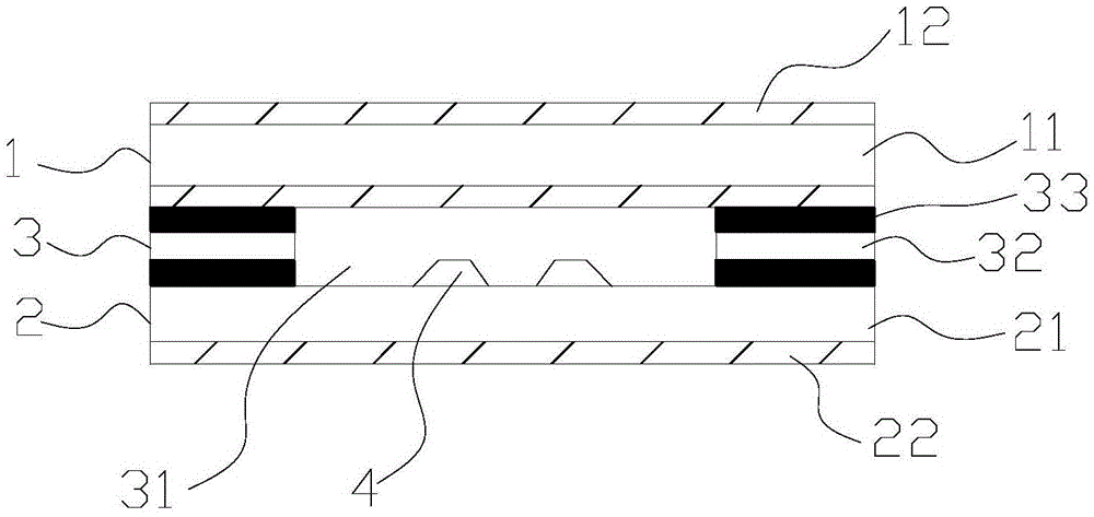 PCB with hollow cavity structure and manufacturing method therefor