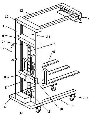 Cargo loading and unloading equipment for road transportation