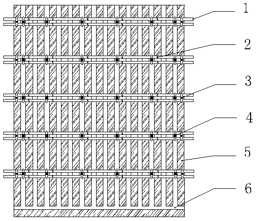 Deformation joint formwork erection construction method