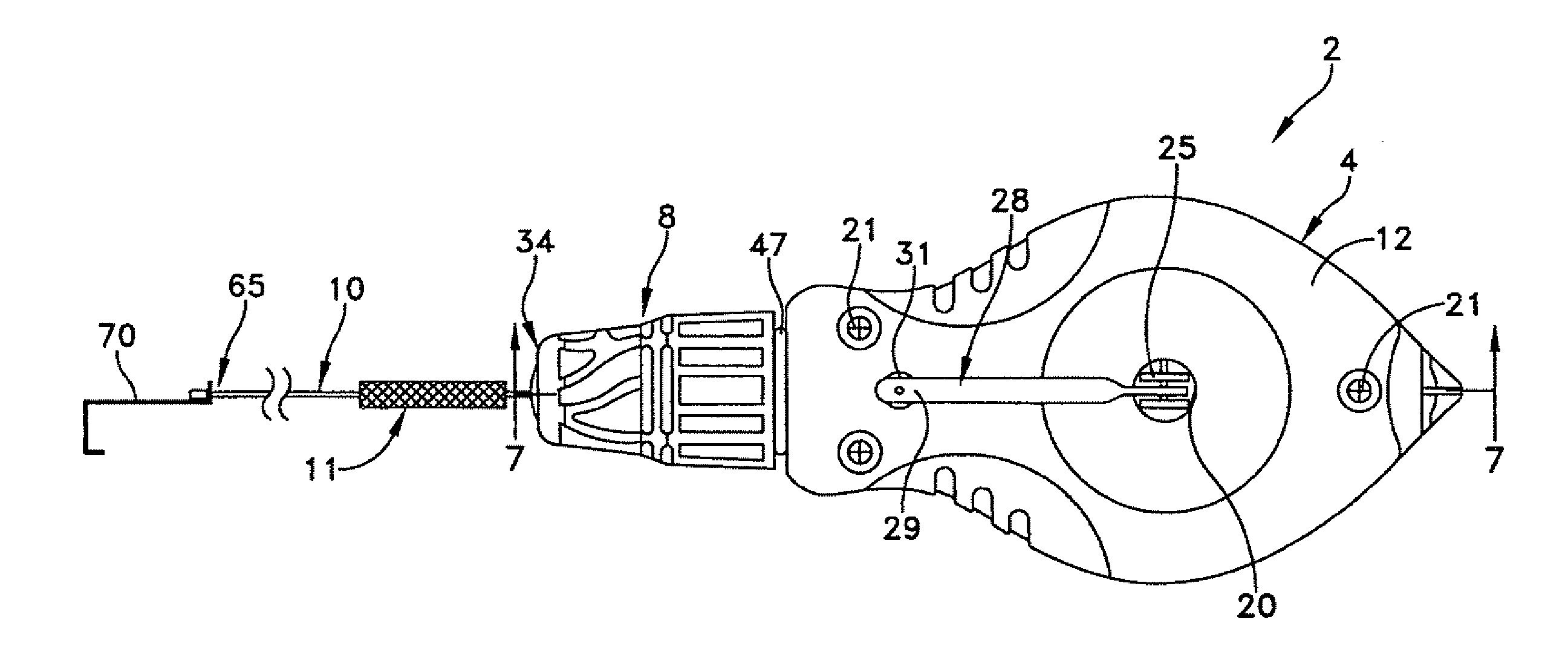 Lay out line