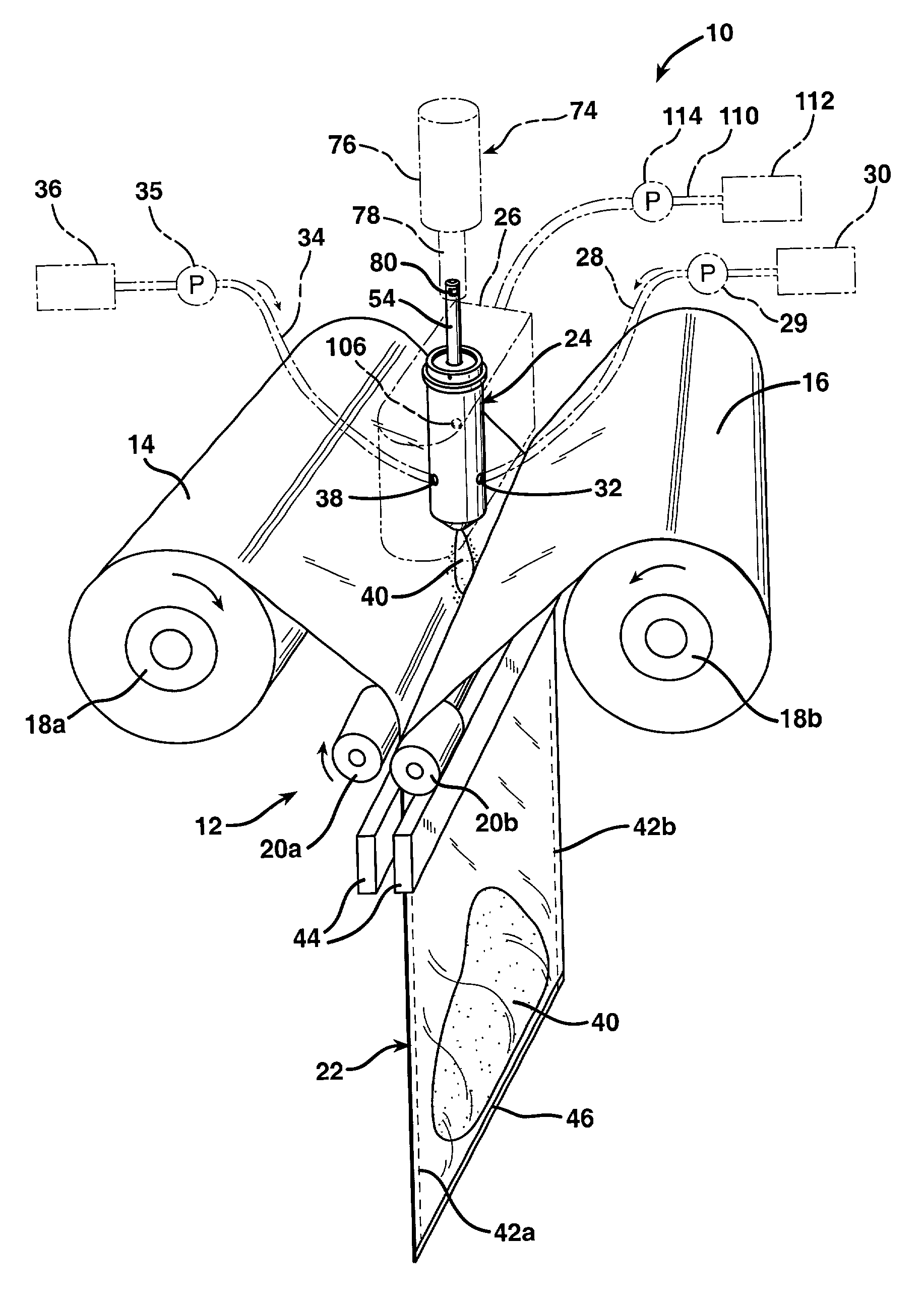 Fluid dispenser having improved cleaning solvent delivery system