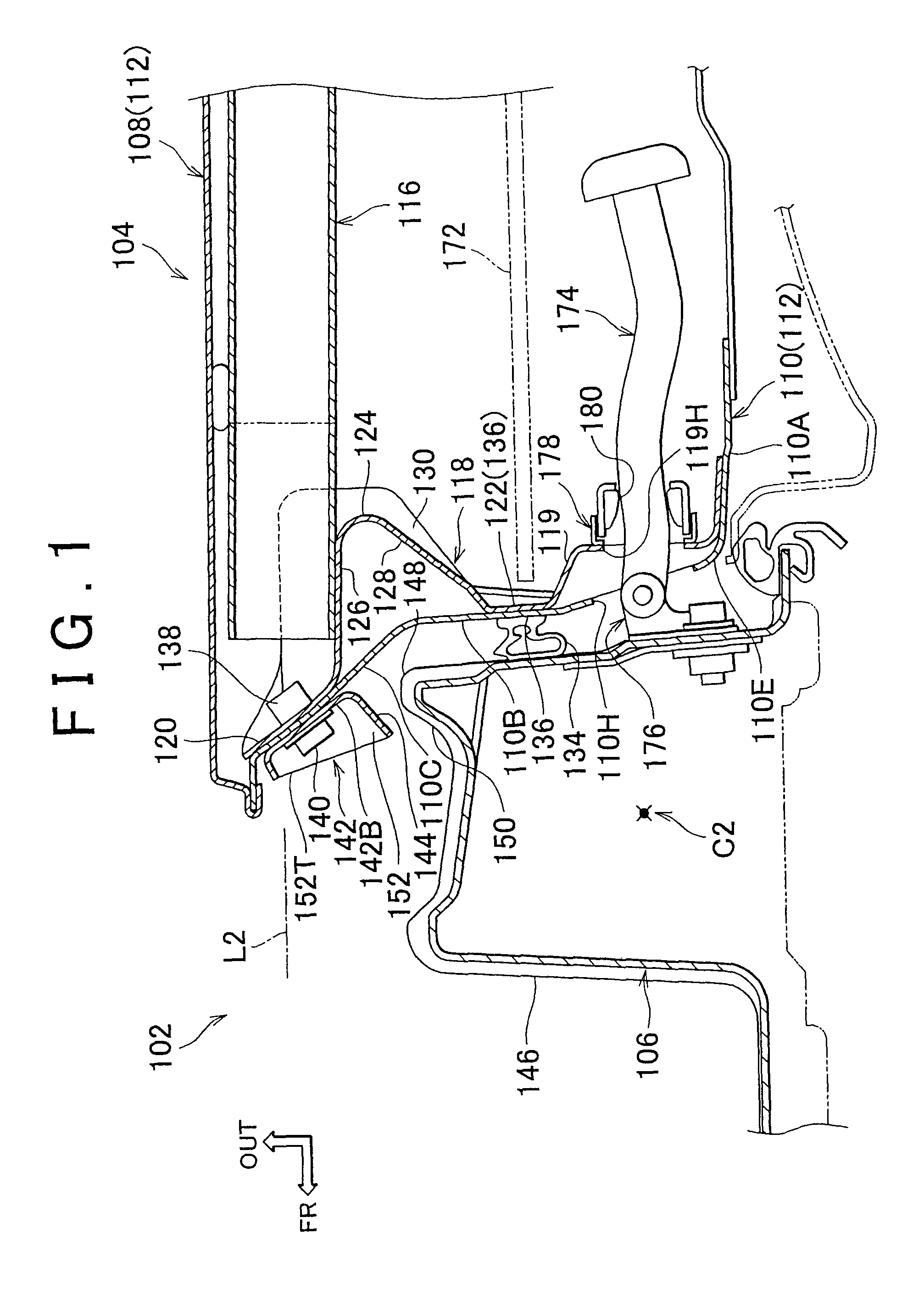 Vehicle body side structure