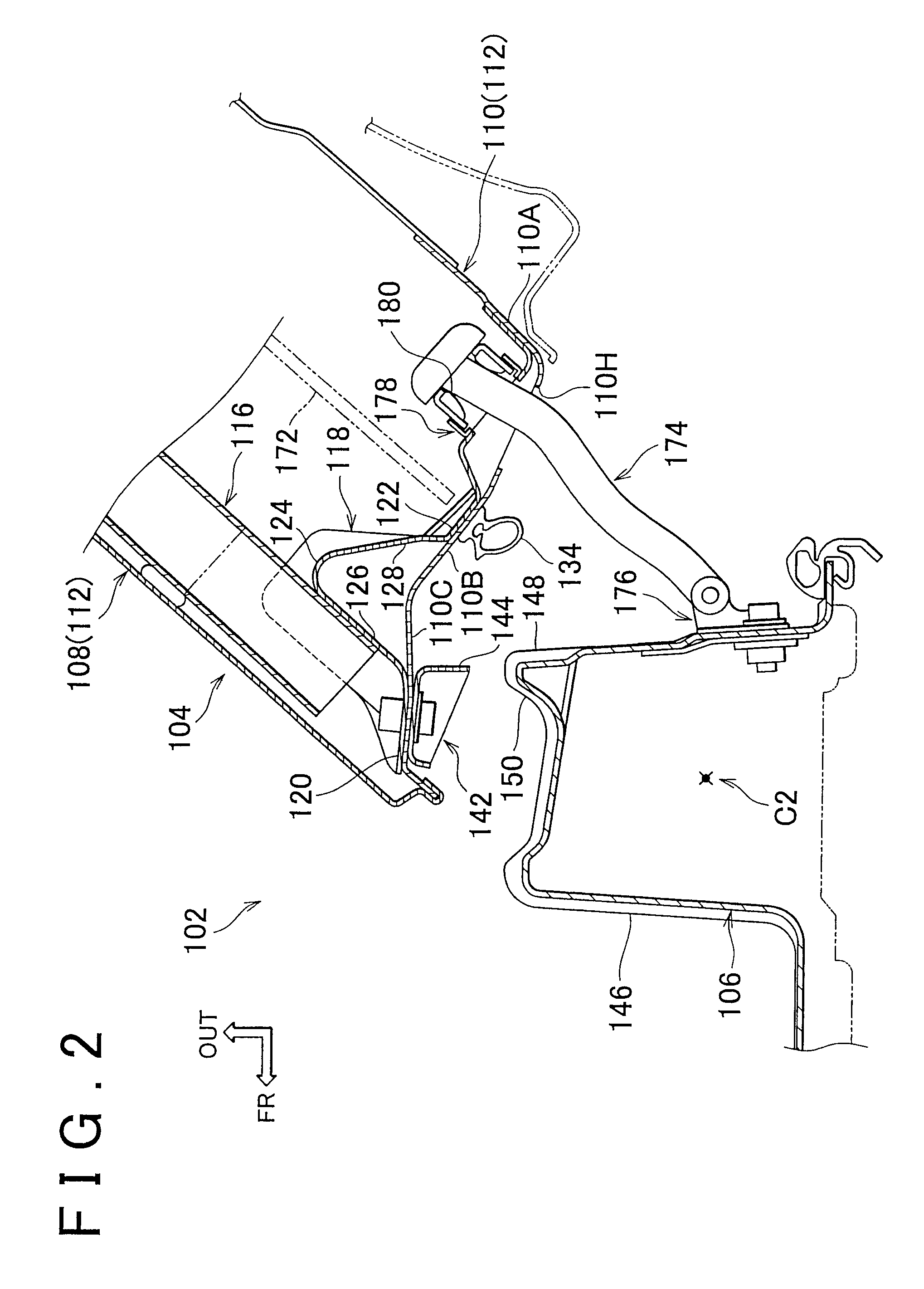 Vehicle body side structure