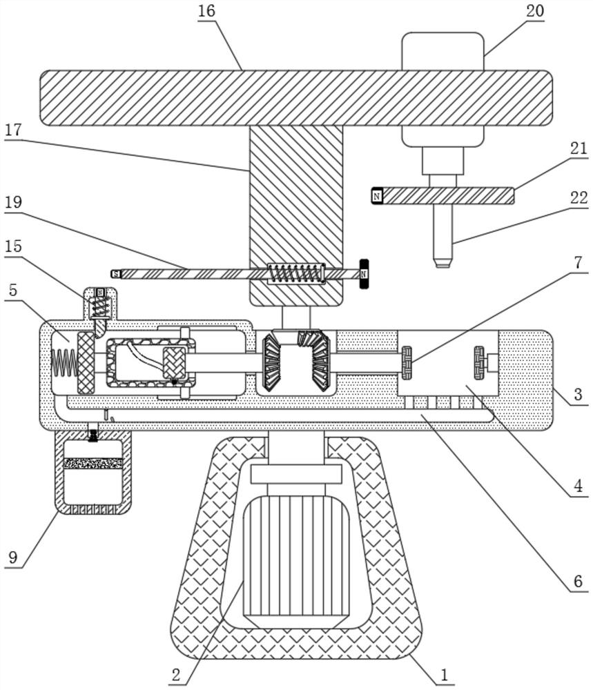 Inductance element welding device capable of overturning and having waste gas treatment function