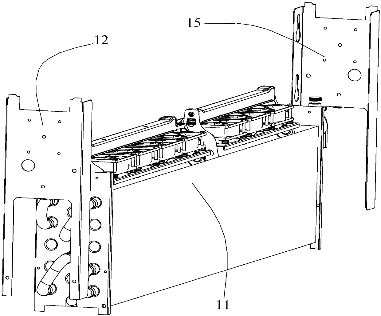 A heater and its installation structure