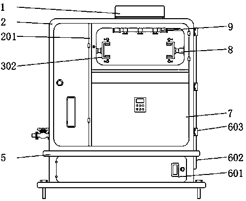 Cleaning device for oil smoke purification equipment