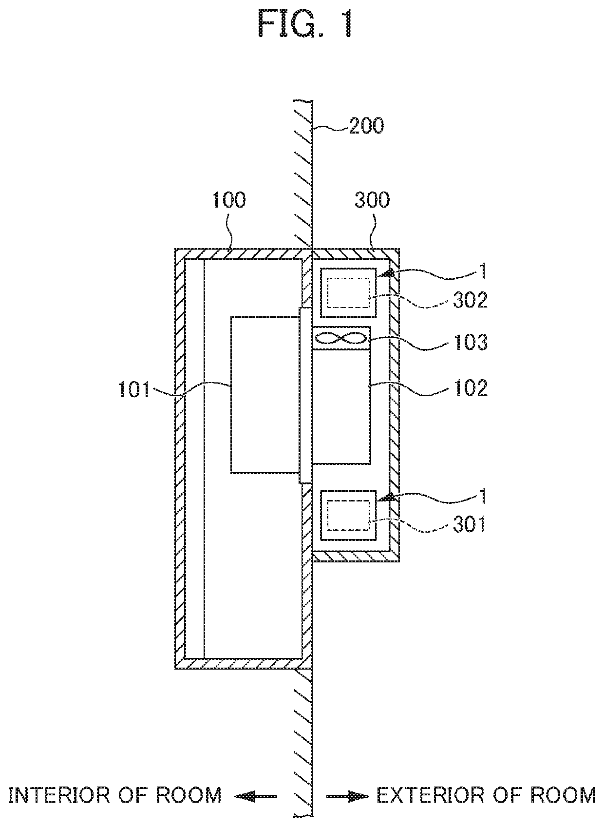 Air filter device of industrial machine