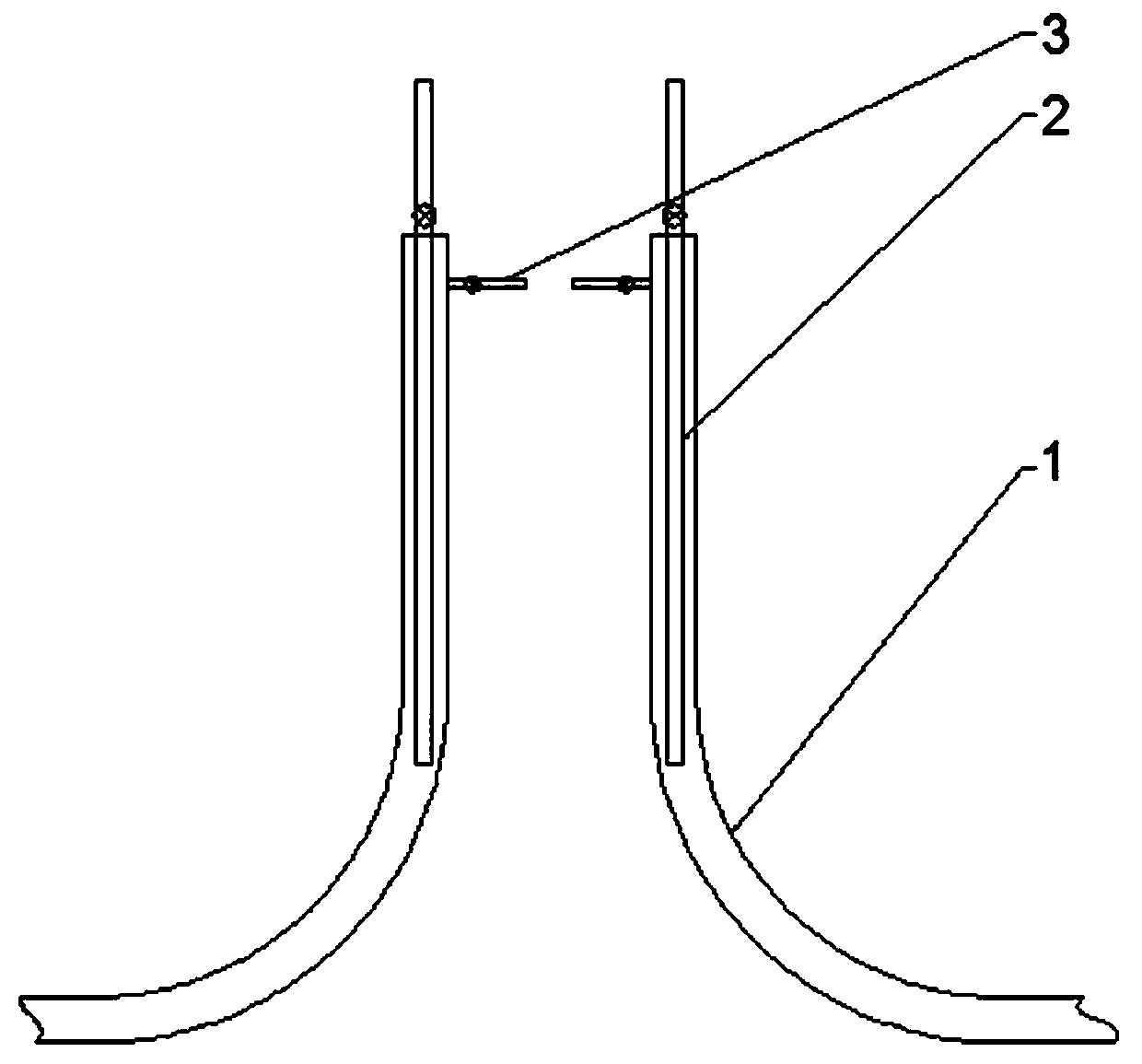 A gas recovery device and method for horizontal wells in unconventional gas reservoirs by gas lift and drainage