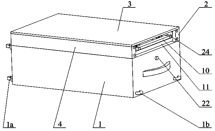 Luggage case available for go-out rest and work method of luggage case