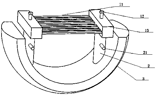 Cervical vertebra muscle training instrument based on stable and unstable planes