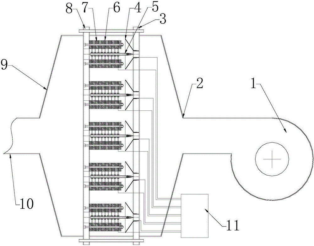 Integrated magnetic and electric pole selection hydroxide ion magnetic flow combustion-supporting system