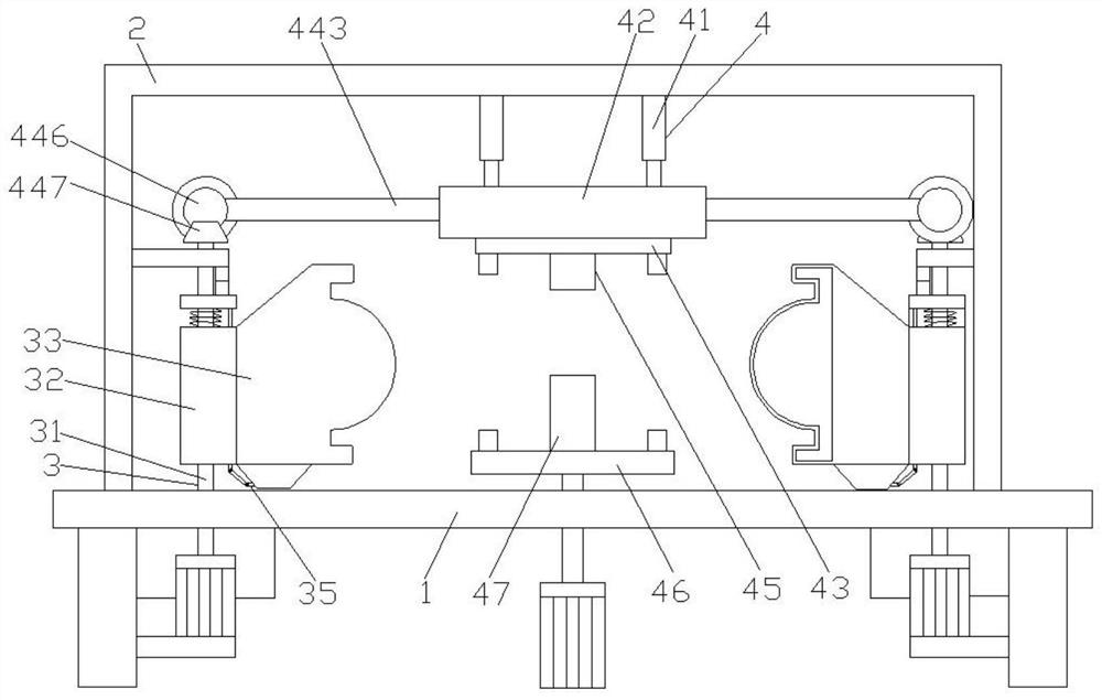 A trimming and deburring device for auto parts processing