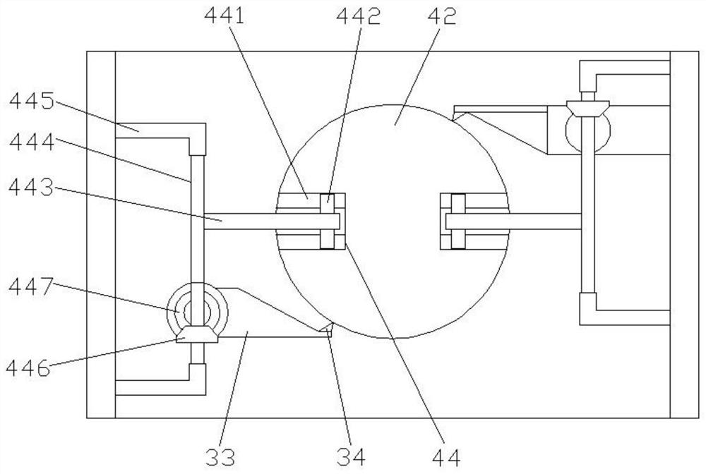 A trimming and deburring device for auto parts processing