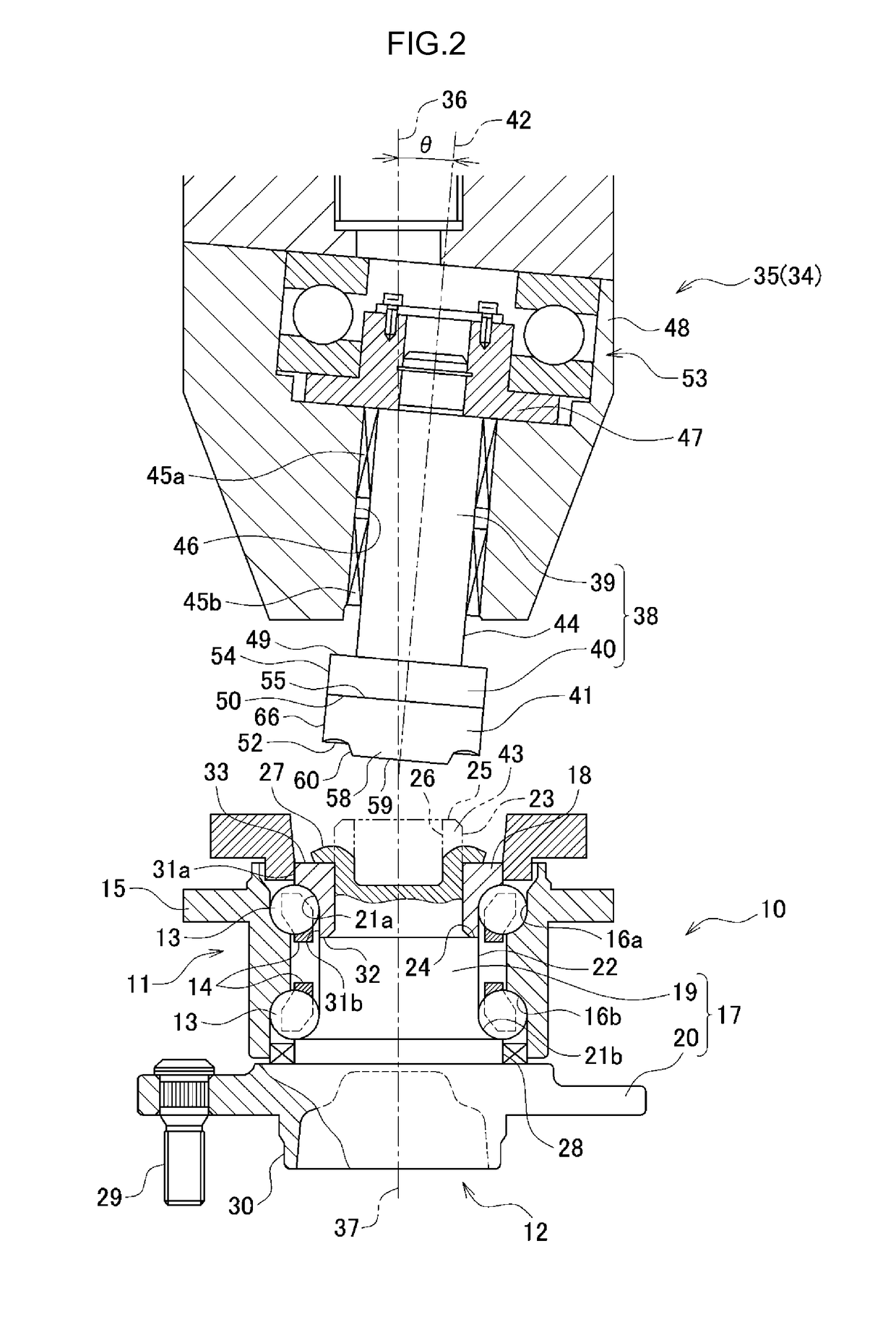 Hub unit manufacturing apparatus