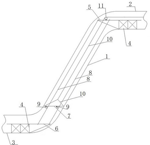 Anti-corrosion construction device and anti-corrosion construction method for the integral inner wall of penstock steel pipes in hydropower stations