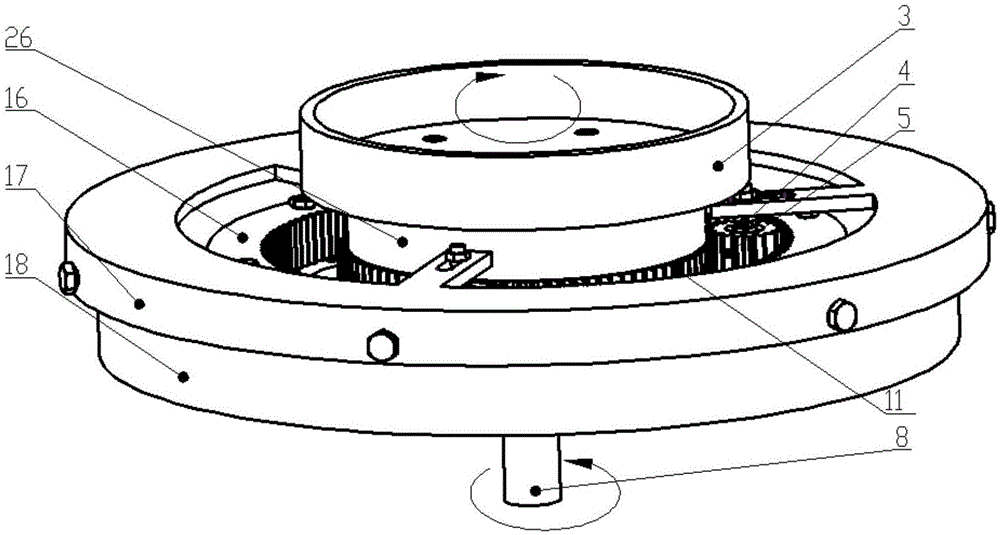 Magnetostatic moving field magnetorheological polishing mechanism test device and processing method thereof