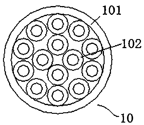 Arc extinguishing chamber pressure measuring device and pressure guide pipe thereof