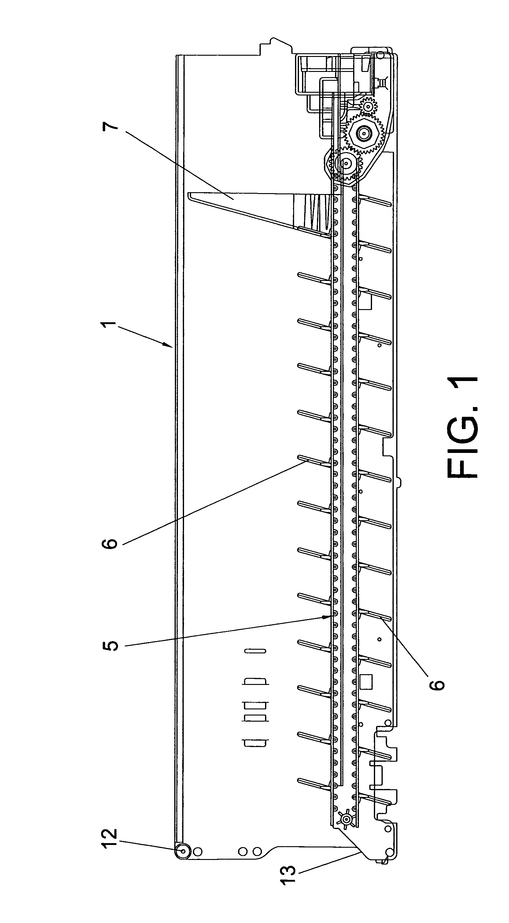 Unitary extractor system of products for vending machines