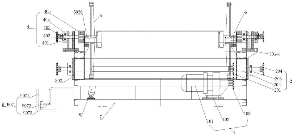 Automatic wheel set painting device