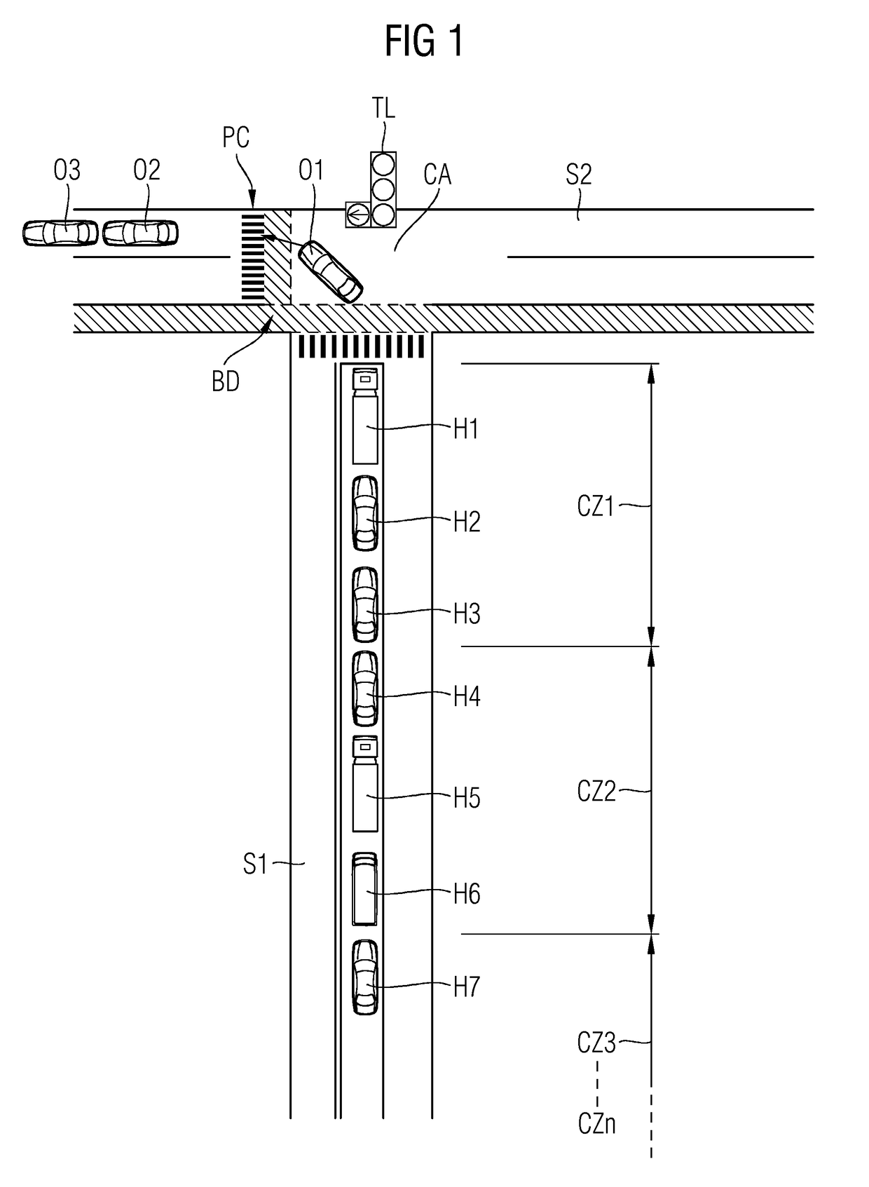 Method for communication within an, in particular wireless, motor vehicle communication system interacting in an ad-hoc manner, device for the traffic infrastructure and road user device