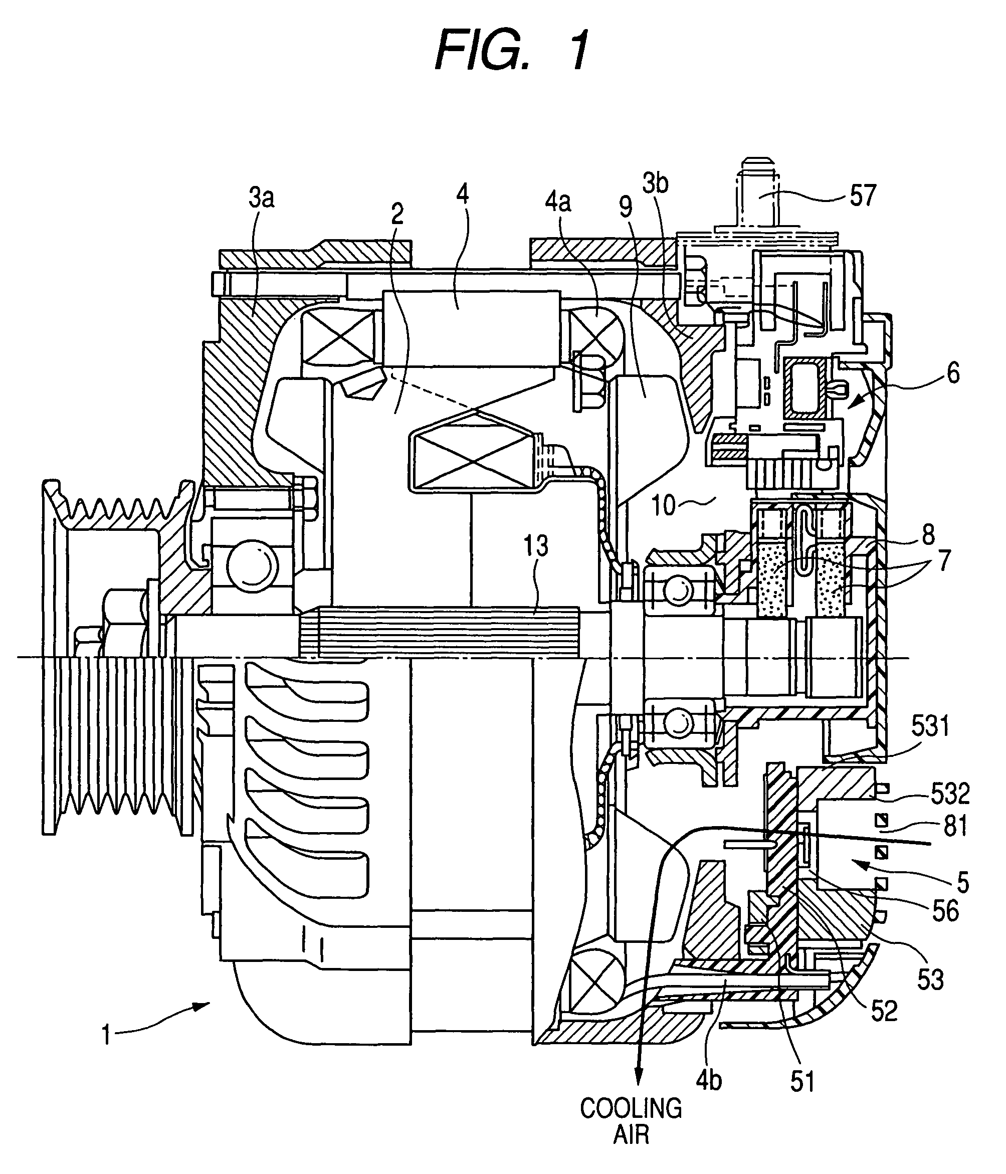 AC generator for a vehicle